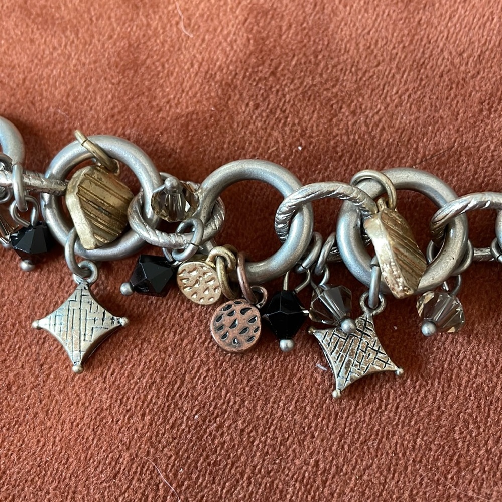Mixed metal bracelet